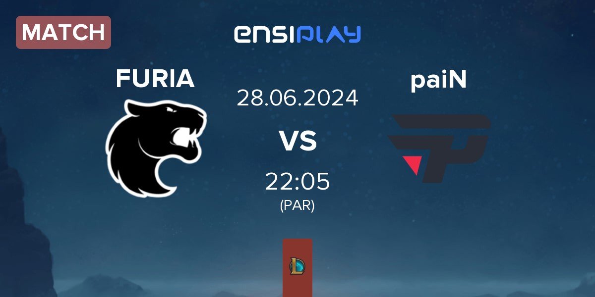 Match FURIA Esports FURIA vs paiN Gaming paiN | 28.06