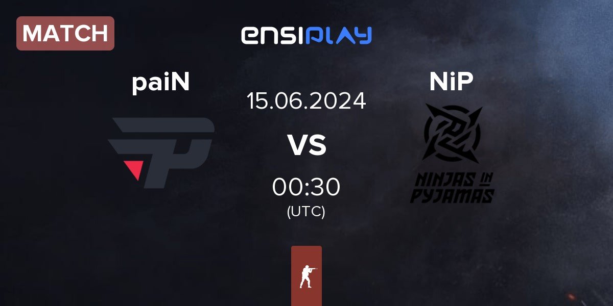Match paiN Gaming paiN vs Ninjas in Pyjamas NiP | 15.06