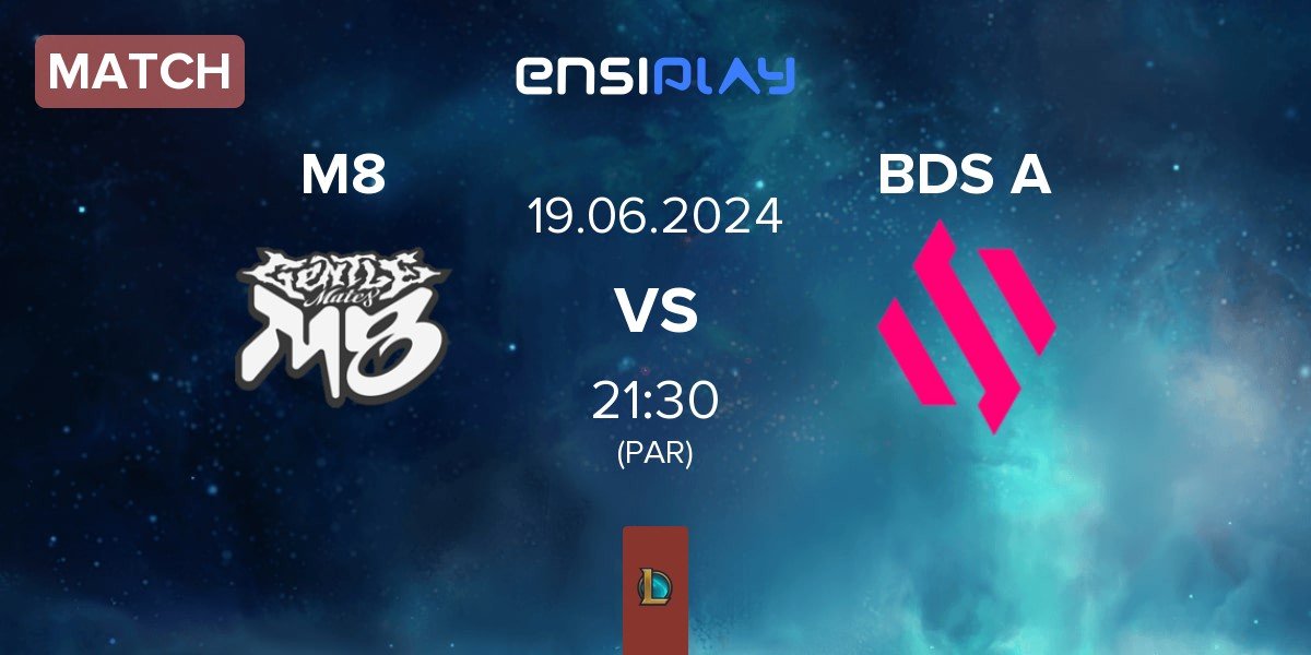 Match Gentle Mates M8 vs Team BDS Academy BDS A | 19.06