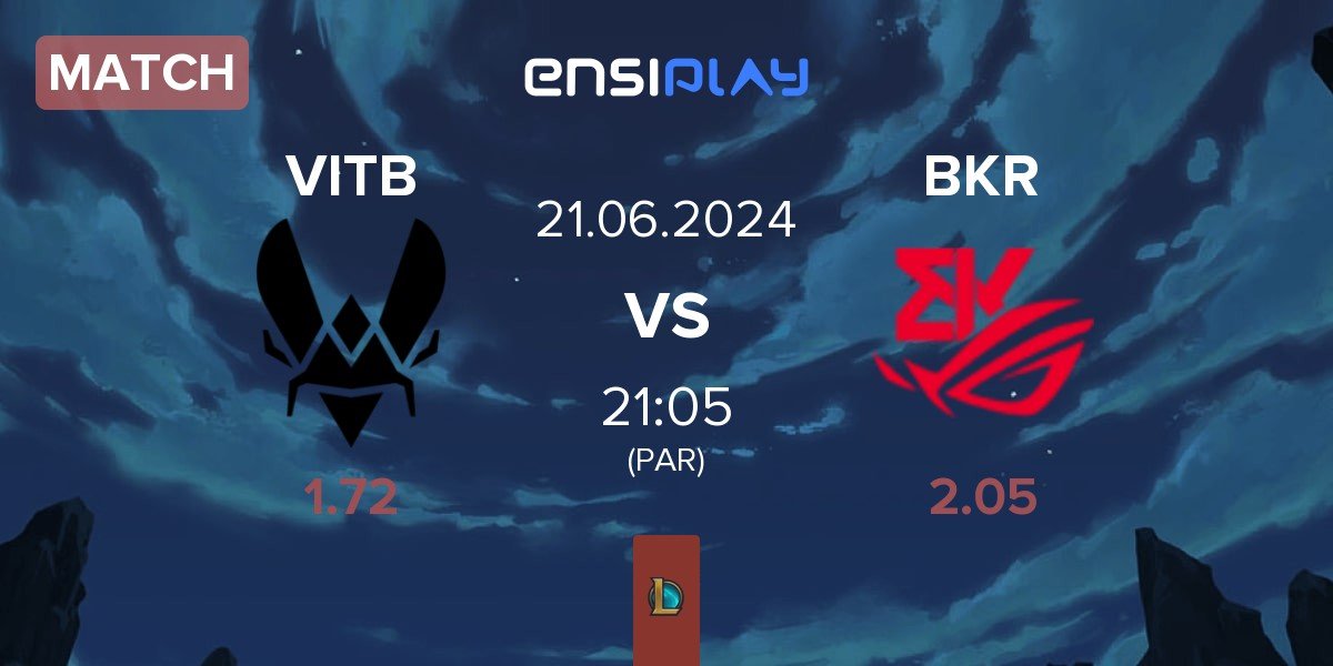 Match Vitality.Bee VITB vs BK ROG Esports BKR | 21.06