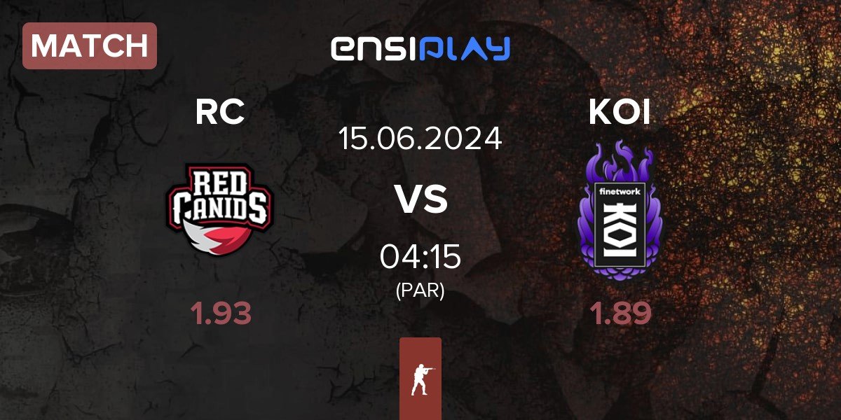 Match Red Canids RC vs KOI | 15.06
