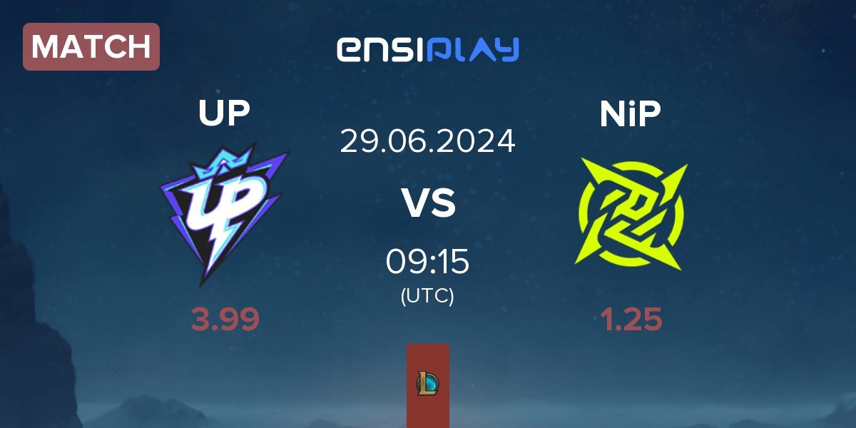 Match Ultra Prime UP vs Ninjas In Pyjamas NiP | 29.06