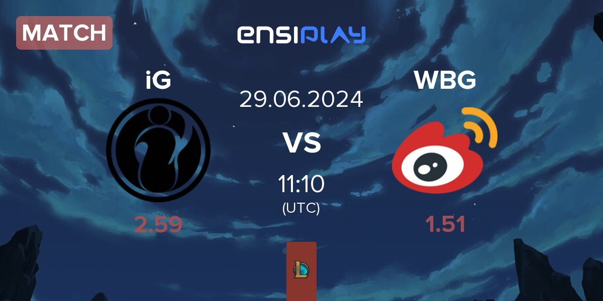 Match Invictus Gaming iG vs Weibo Gaming WBG | 29.06