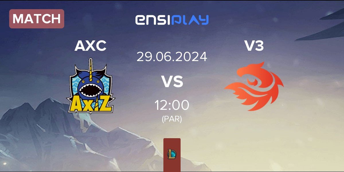 Match AXIZ CREST AXC vs V3 Esports V3 | 29.06