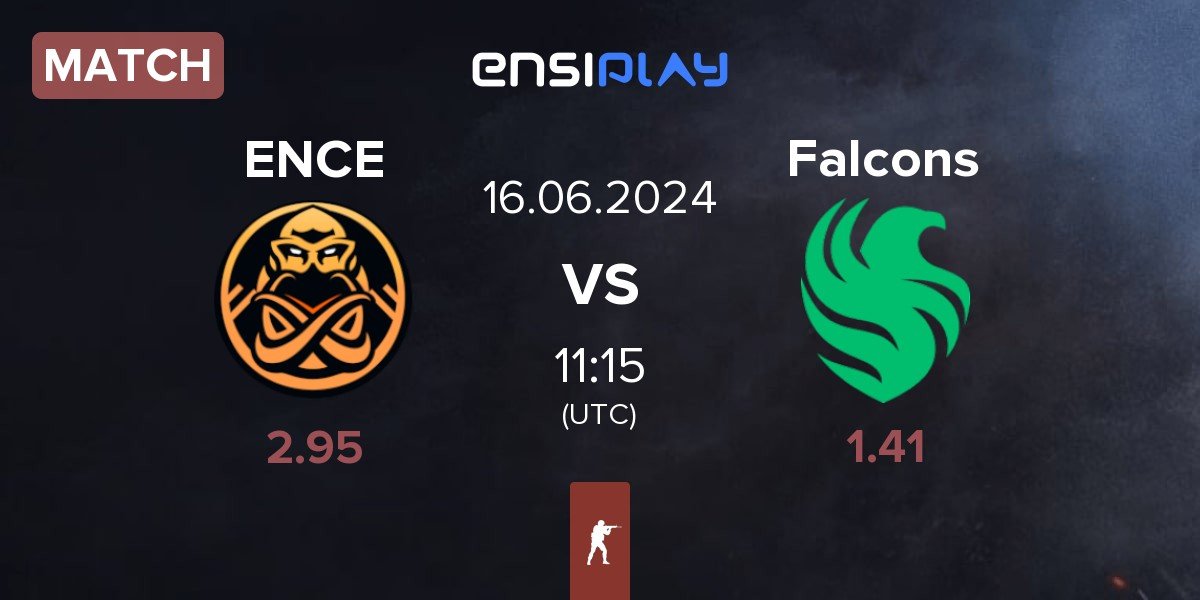 Match ENCE vs Team Falcons Falcons | 16.06
