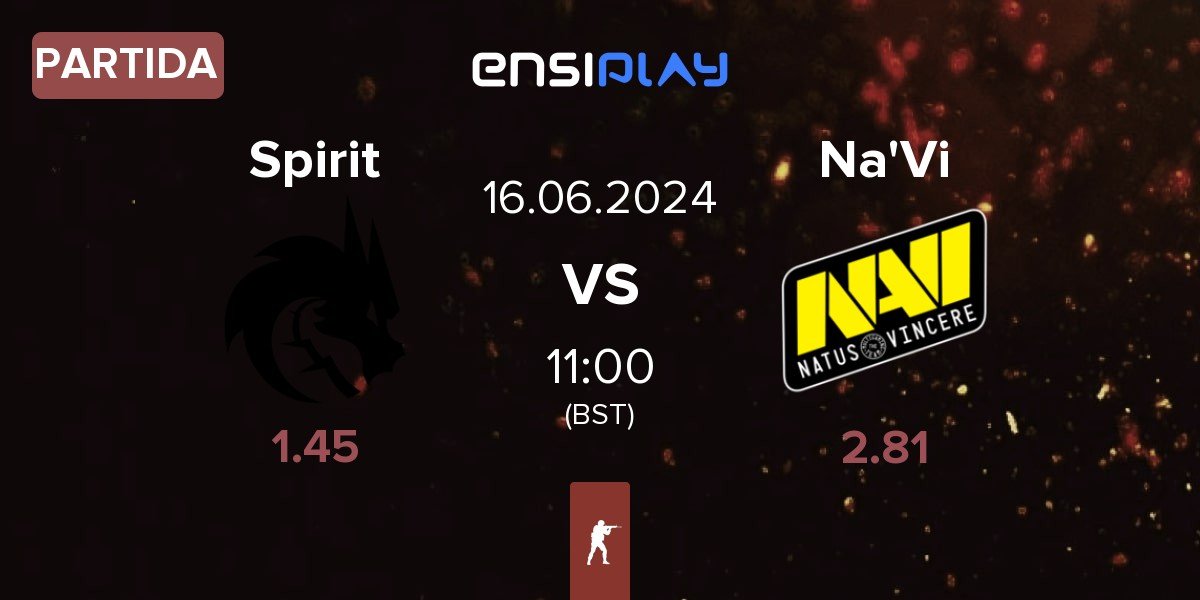 Partida Team Spirit Spirit vs Natus Vincere Na'Vi | 16.06