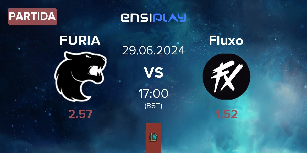 Partida FURIA Esports FURIA vs Fluxo | 29.06