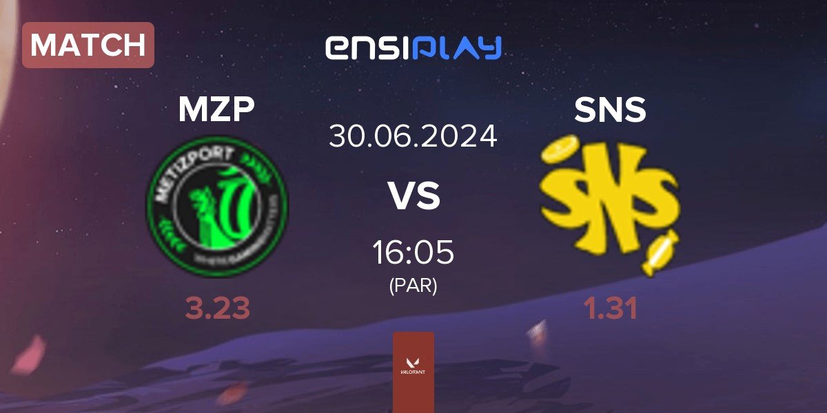 Match Metizport MZP vs SweetNSour SNS | 30.06