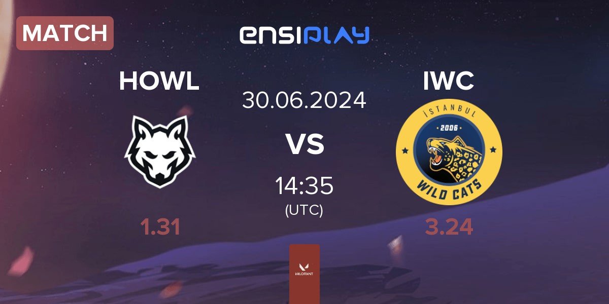 Match HOWL Esports HOWL vs Istanbul Wildcats IWC | 30.06