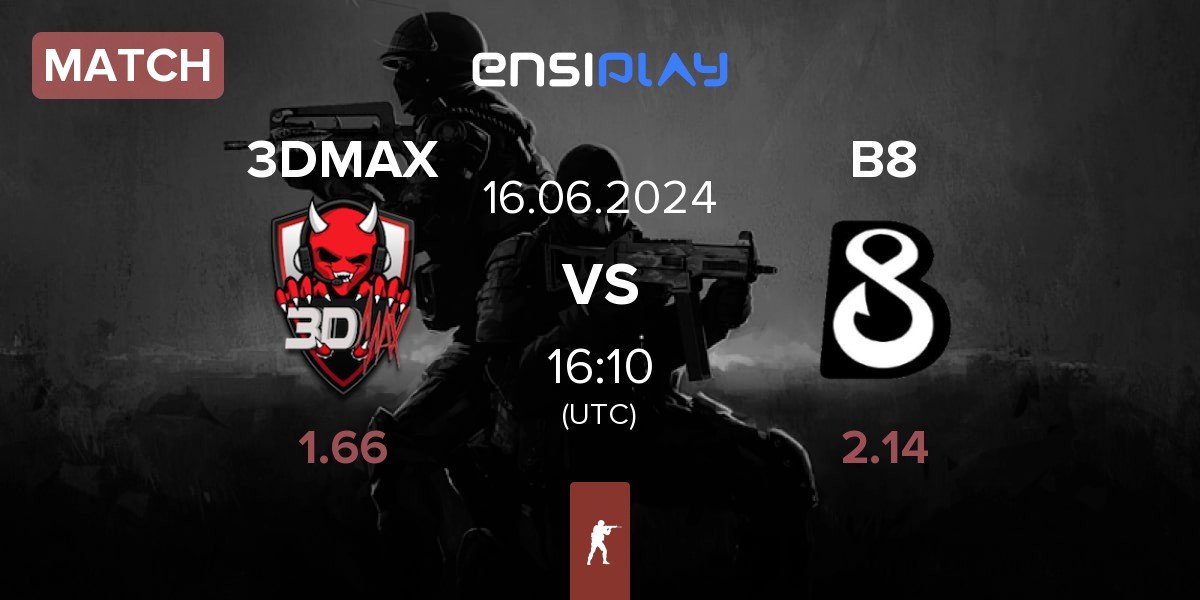 Match 3DMAX vs B8 | 16.06