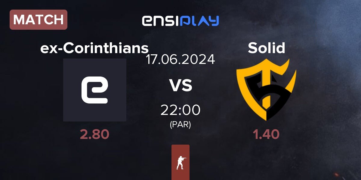 Match ex-Corinthians ex-Cor vs Team Solid Solid | 17.06