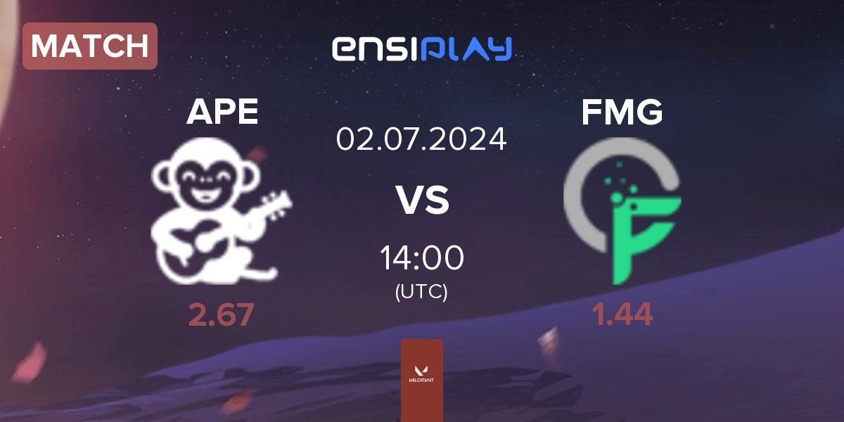 Match apinaorkesteri APE vs Formulation Gaming FMG | 02.07