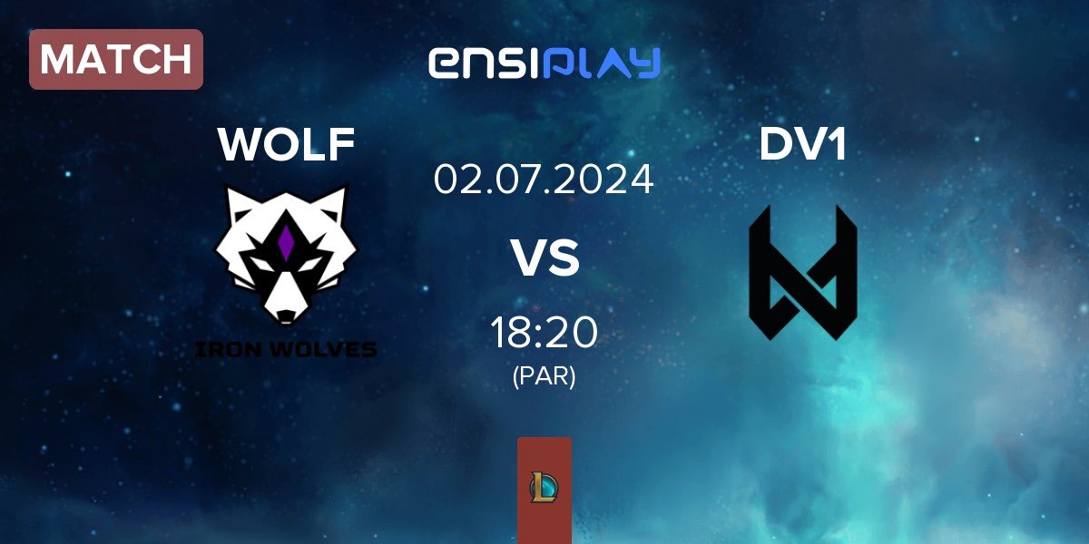 Match Iron Wolves WOLF vs devils.one DV1 | 02.07