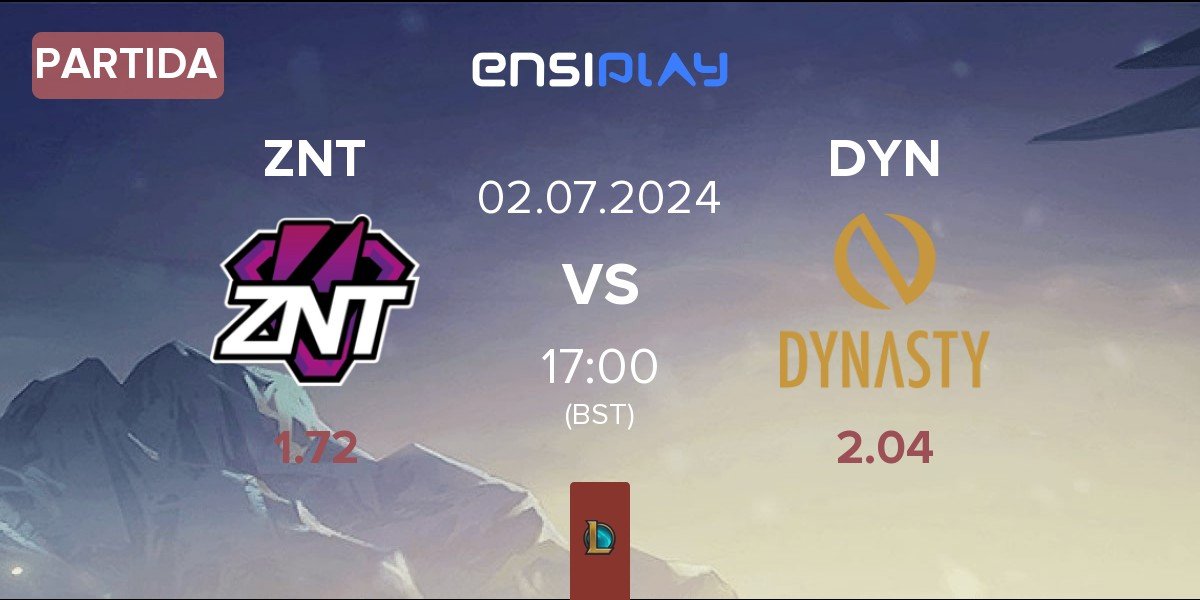Partida ZennIT ZNT vs Dynasty DYN | 02.07