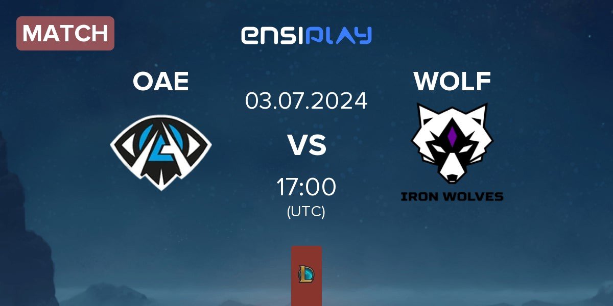 Match Orbit Anonymo OAE vs Iron Wolves WOLF | 03.07