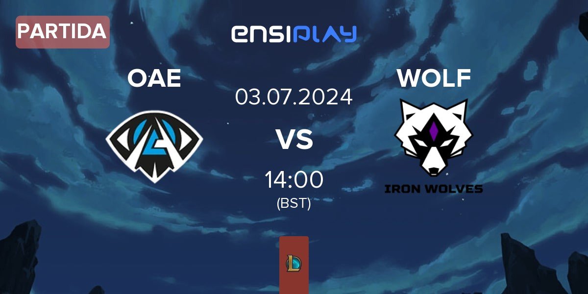 Partida Orbit Anonymo OAE vs Iron Wolves WOLF | 03.07