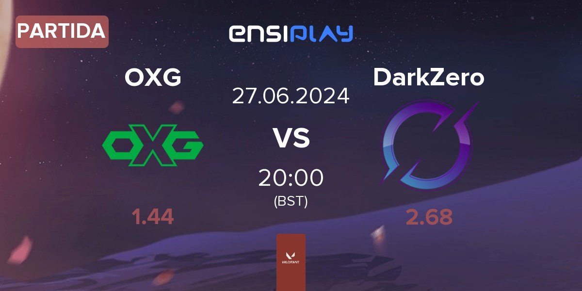 Partida Oxygen Esports OXG vs DarkZero Esports DarkZero | 27.06