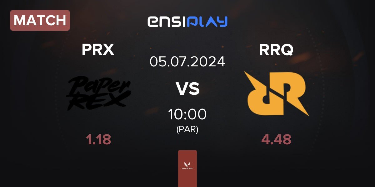 Match Paper Rex PRX vs Rex Regum Qeon RRQ | 05.07