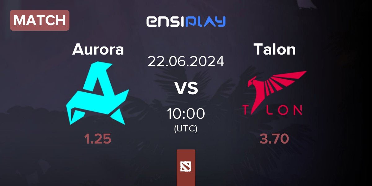 Match Aurora vs Talon Esports Talon | 22.06