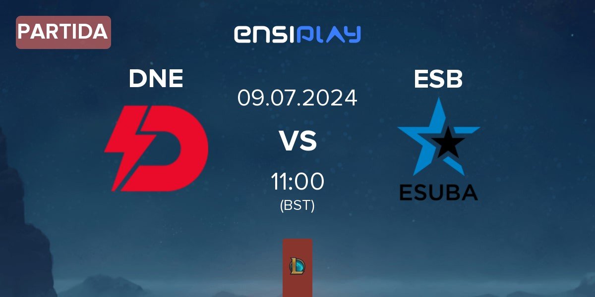 Partida Dynamo Eclot DNE vs eSuba ESB | 09.07