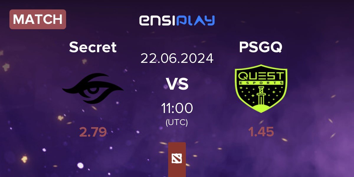 Match Team Secret Secret vs PSG.Quest PSGQ | 22.06