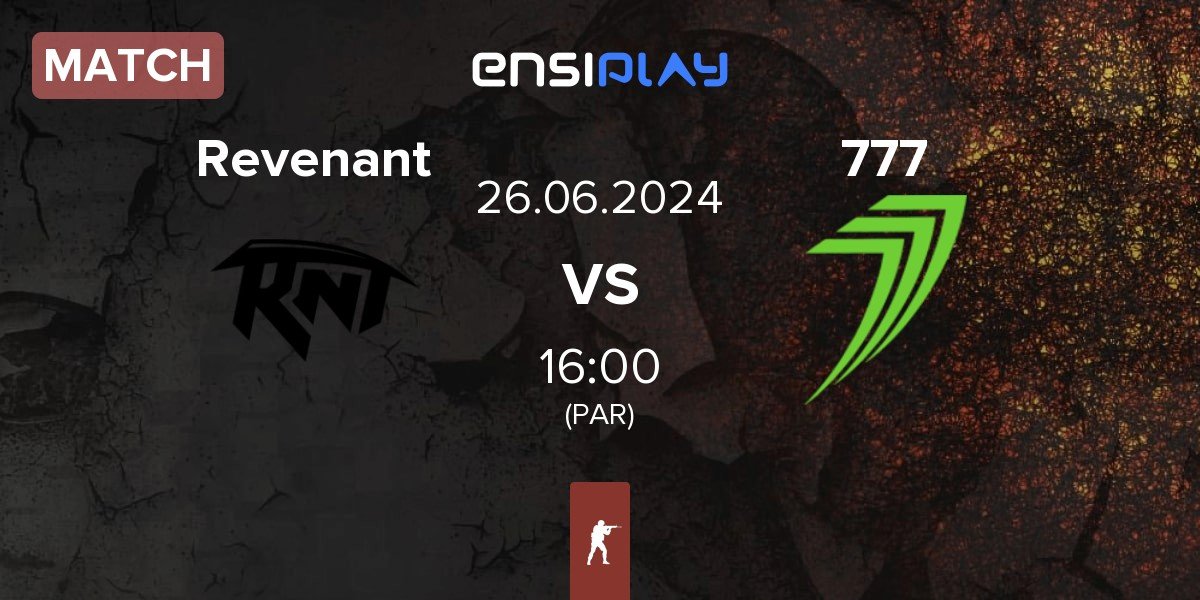 Match Revenant Esport Revenant vs 777 Esports 777 | 26.06