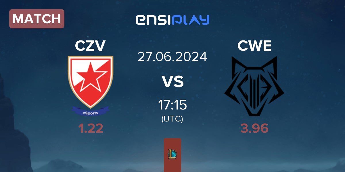 Match Crvena zvezda Esports CZV vs Cyber Wolves CWE | 27.06
