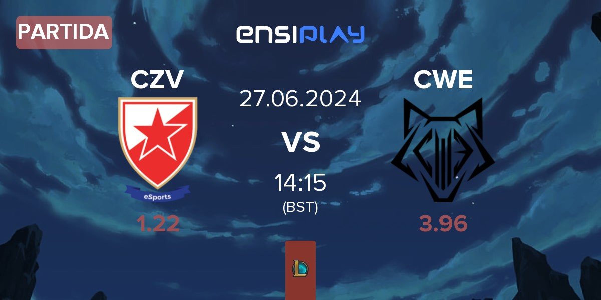 Partida Crvena zvezda Esports CZV vs Cyber Wolves CWE | 27.06