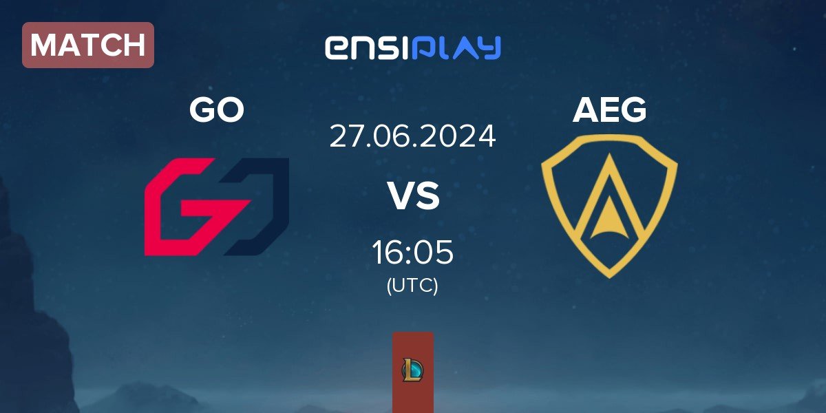Match Team GO GO vs Aegis AEG | 27.06