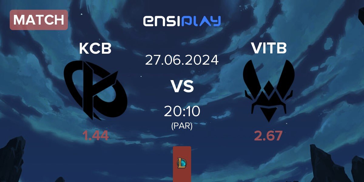 Match Karmine Corp Blue KCB vs Vitality.Bee VITB | 27.06