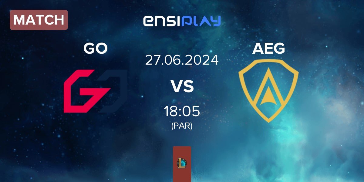 Match Team GO GO vs Aegis AEG | 27.06