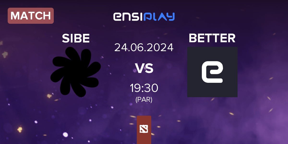 Match SIBE Team SIBE vs JustBetter BETTER | 24.06