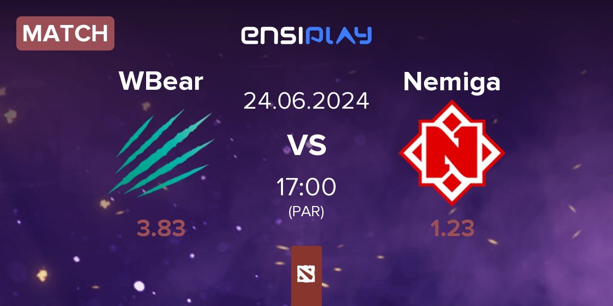 Match Winter Bear WBear vs Nemiga Gaming Nemiga | 24.06