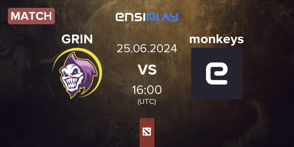 Match GRIN Esports GRIN vs team monkeys- monkeys | 25.06