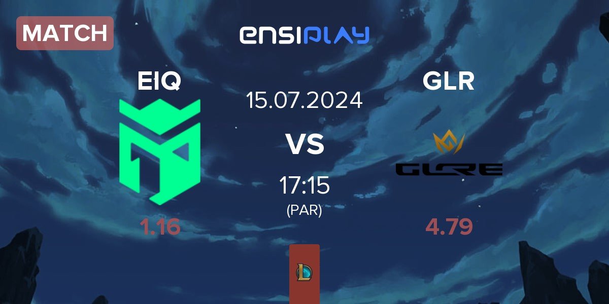 Match Entropiq EIQ vs GLORE GLR | 15.07