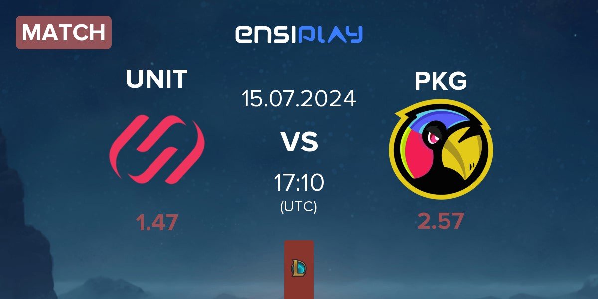 Match Team UNiTY UNIT vs Parakeet Gaming PKG | 15.07