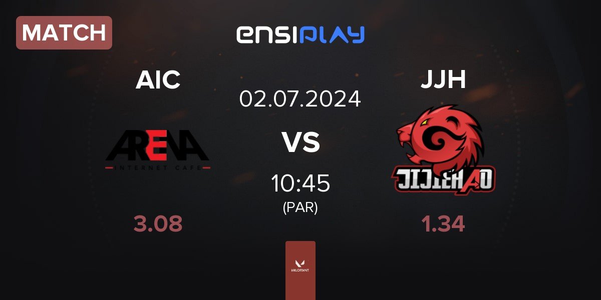 Match ARENA Internet Cafe AIC vs JiJieHao BONK JJH | 02.07
