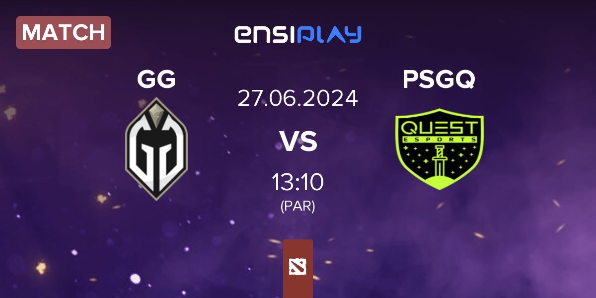 Match Gaimin Gladiators GG vs PSG.Quest PSGQ | 27.06