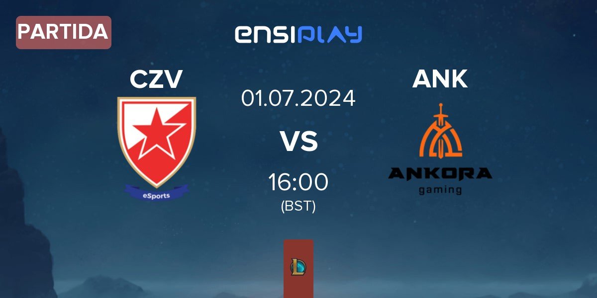 Partida Crvena zvezda Esports CZV vs Ankora Gaming ANK | 01.07