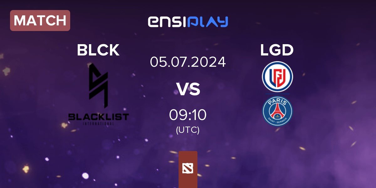 Match Blacklist International BLCK vs LGD Gaming LGD | 05.07