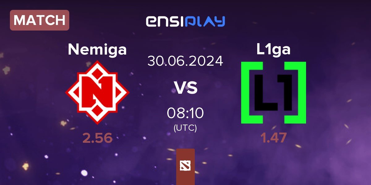 Match Nemiga Gaming Nemiga vs L1ga Team L1ga | 30.06