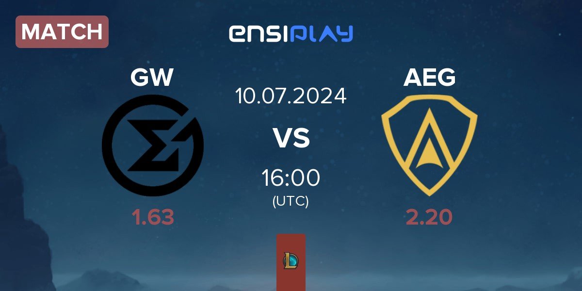 Match GameWard GW vs Aegis AEG | 10.07