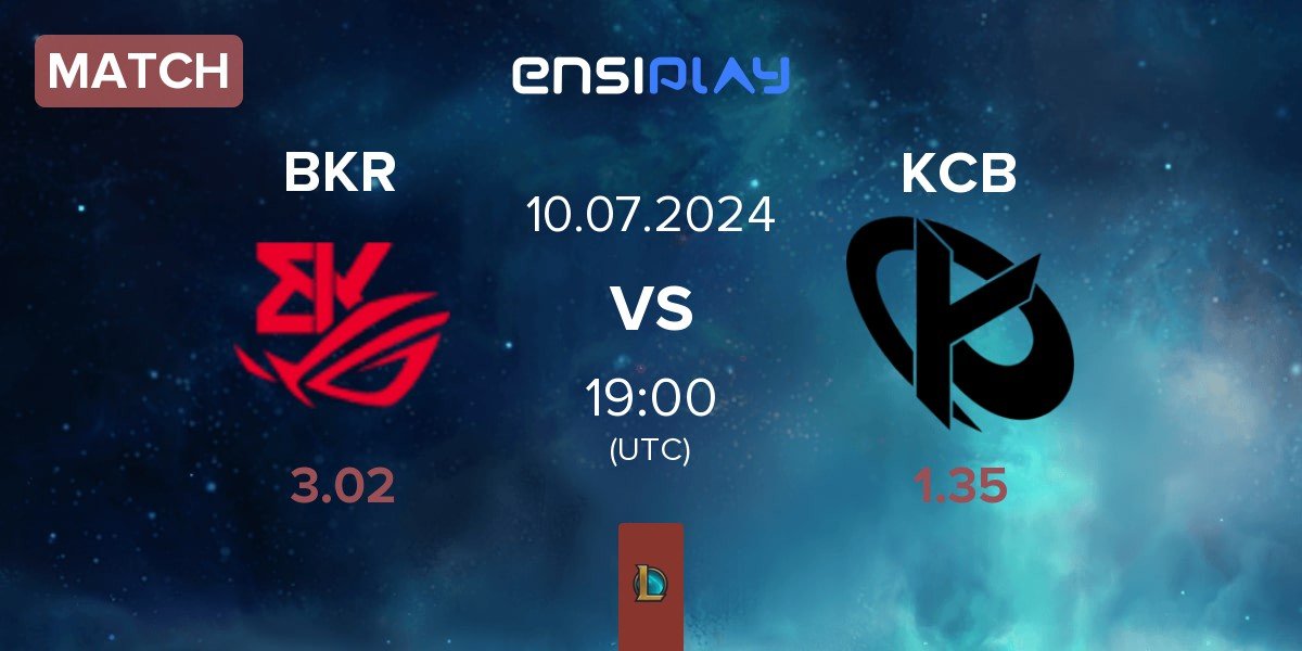Match BK ROG Esports BKR vs Karmine Corp Blue KCB | 10.07