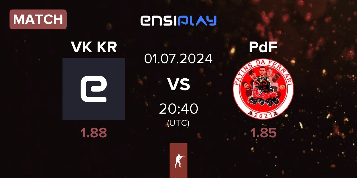 Match Vikings KR VK KR vs Patins da Ferrari PdF | 01.07