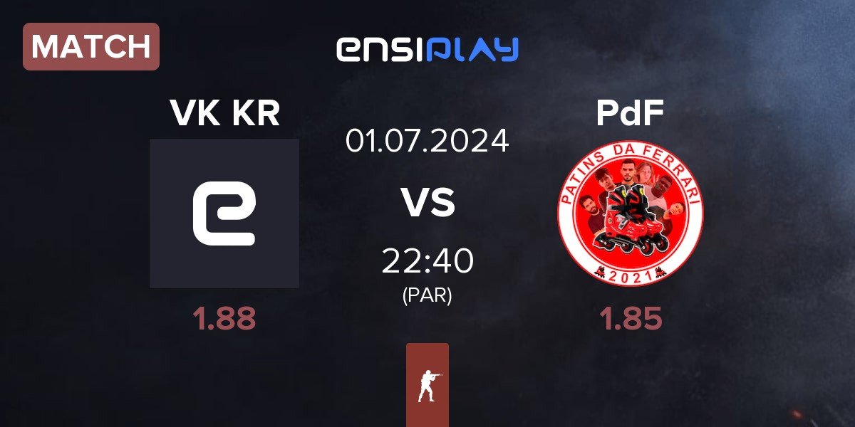 Match Vikings KR VK KR vs Patins da Ferrari PdF | 01.07