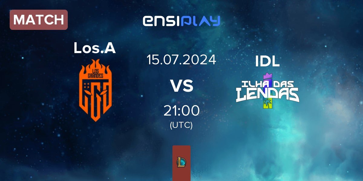 Match Los Grandes Academy Los.A vs ⁠Ilha das Lendas IDL | 15.07