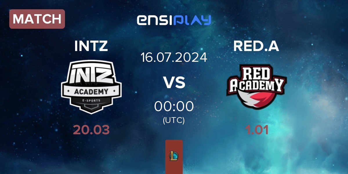 Match INTZ Academy INTZ vs RED Academy RED.A | 15.07