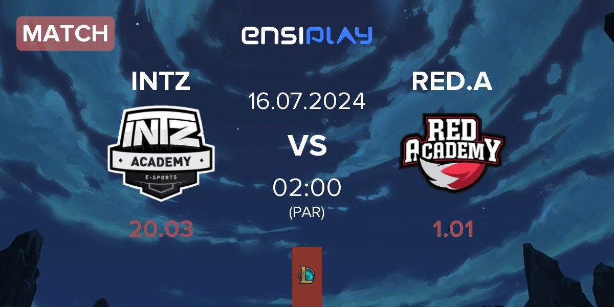 Match INTZ Academy INTZ vs RED Academy RED.A | 15.07
