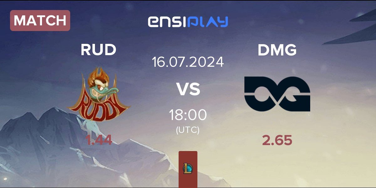 Match Ruddy Esports RUD vs DMG Esports DMG | 16.07