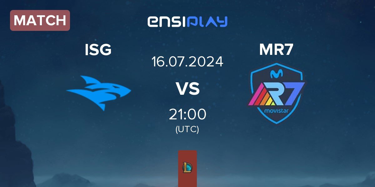 Match Isurus ISG vs Movistar R7 MR7 | 16.07